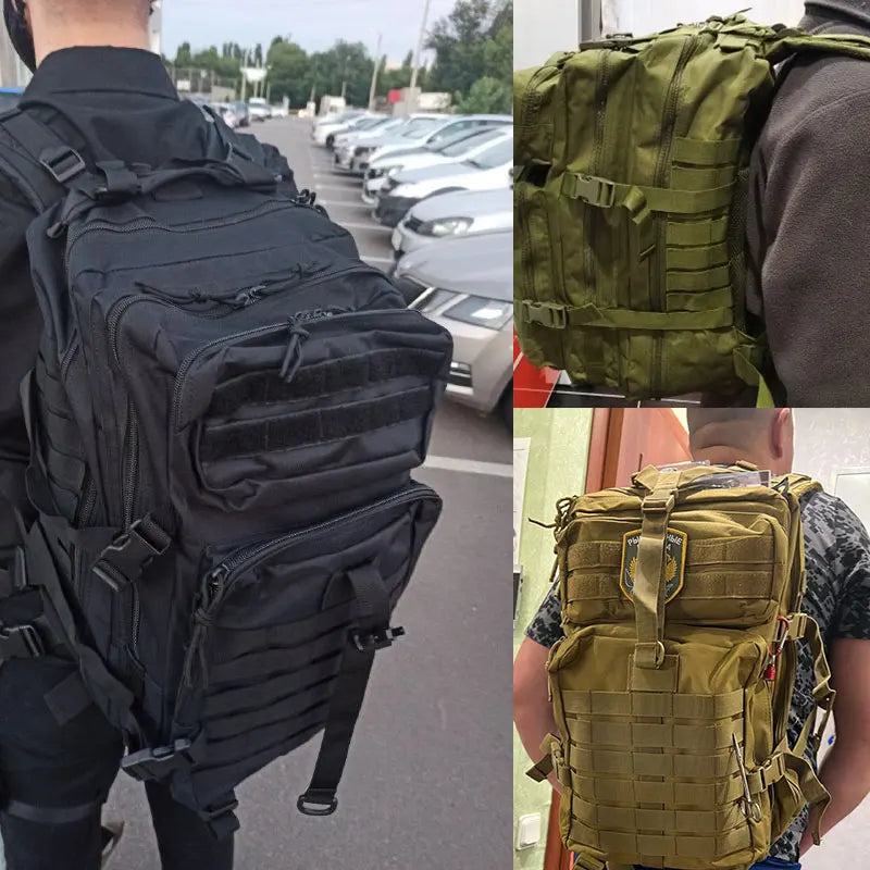 "Explore Without Limits: The 50L Tactical Titan – Your Ultimate Water Resistant Outdoor Rucksack"